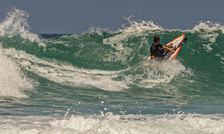 Surf-kayaking